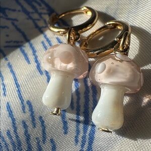 Colorful Mushroom Earrings Set